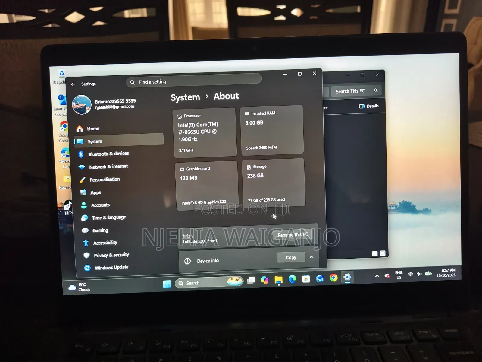 New Laptop Dell Latitude 5300 8GB Intel Core i7 SSD 512GB