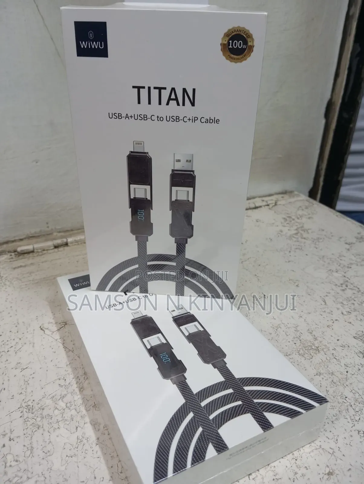 Titan 4-in-1 Charging Cable 100W