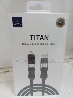 Titan 4-in-1 Charging Cable 100W