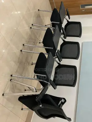 Office Training Chair With Writing Pad – Mesh Conference Chair.