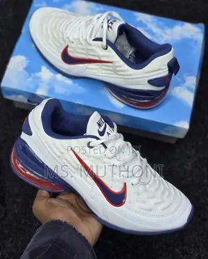 White and Royal Blue Nike Air Max 2026 Size 40-45