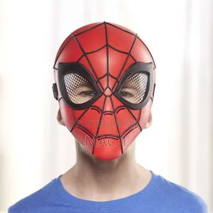 Spider-Man Mask for Kids With LED Light-Up Eyes