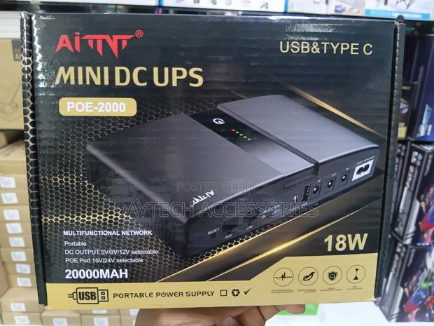 Mini UPS Battery Backup Power Supply for Router/Modem/Security Camera - main view