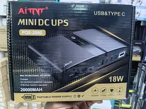 Mini UPS Battery Backup Power Supply for Router/Modem/Security Camera