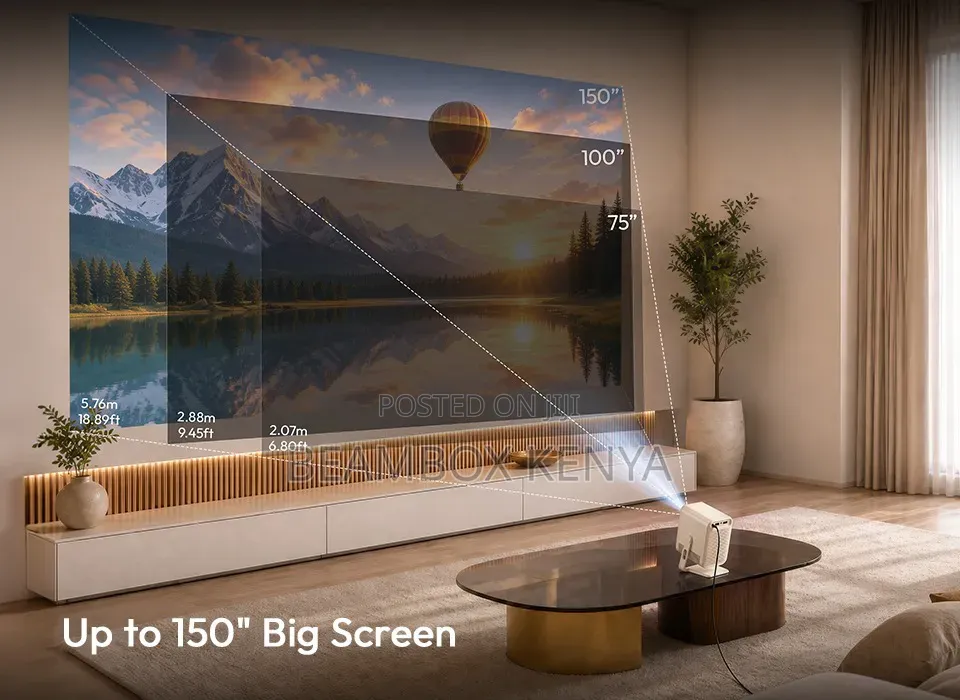 BYINTEK Mango 1 Projector 720P HP Beam Box Kenya