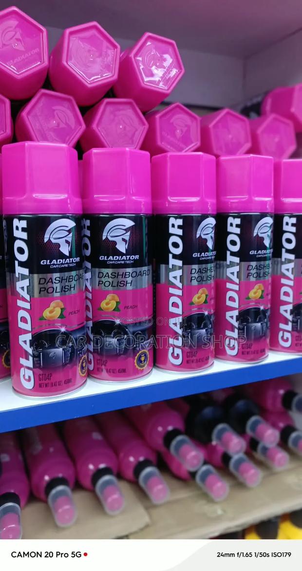 3pc Peach Flavor Gladiator Dashboard Spray 450ml - thumbnail 2