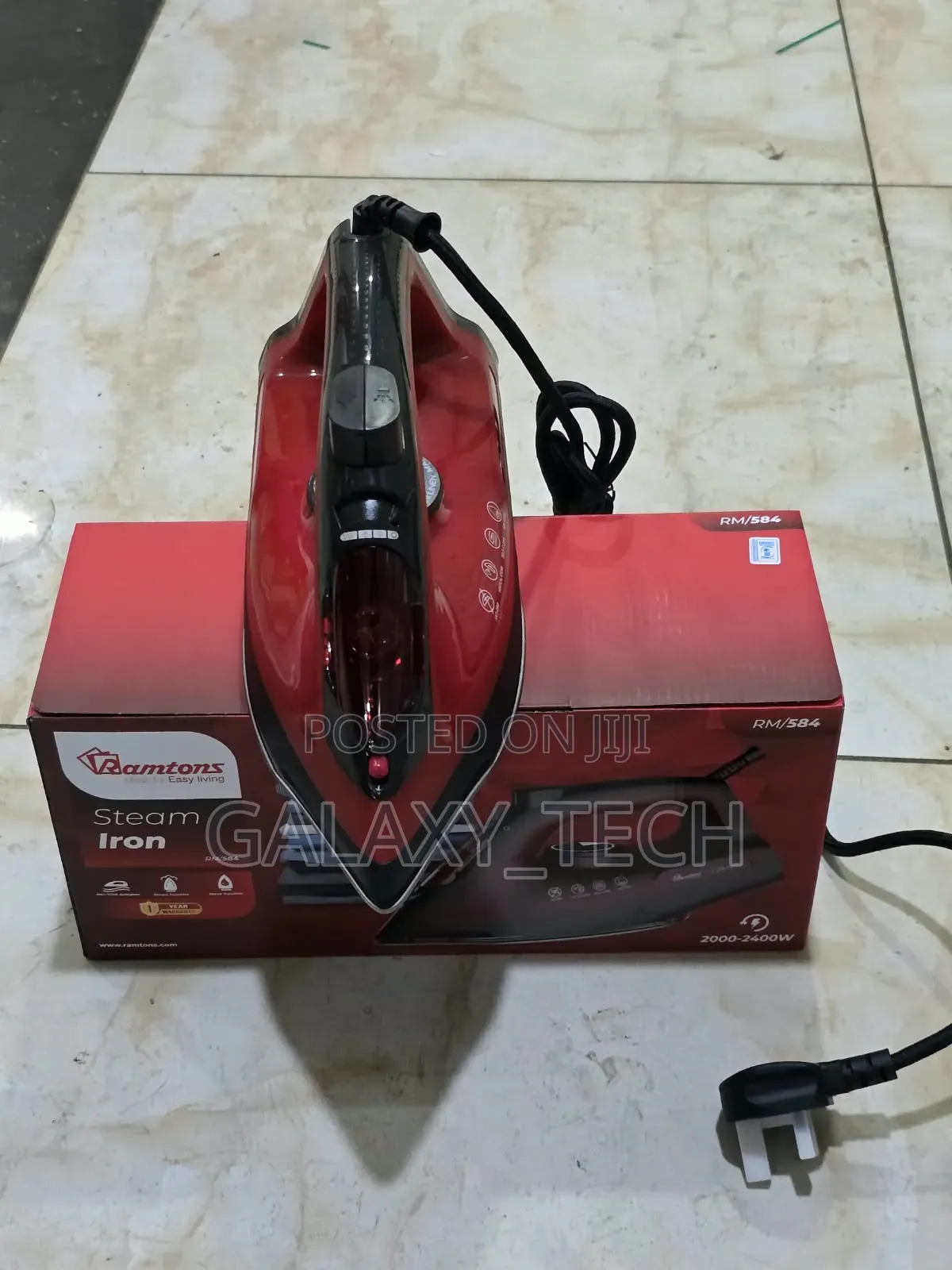Ramtons RM/584 - Steam Iron- Iron Like a Pro!