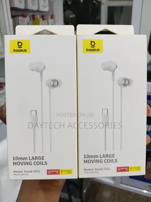 Baseus Encok CZ11 Type-C Wired Earphones in White