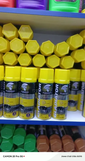 3pc Lemon Flavor Gladiator 450ml Dashboard Spray for Plastic,vinyl