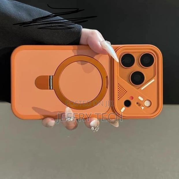 PC Soft Touch With Magnetic Kickstand for iPhone 17 Pro Max - thumbnail 2