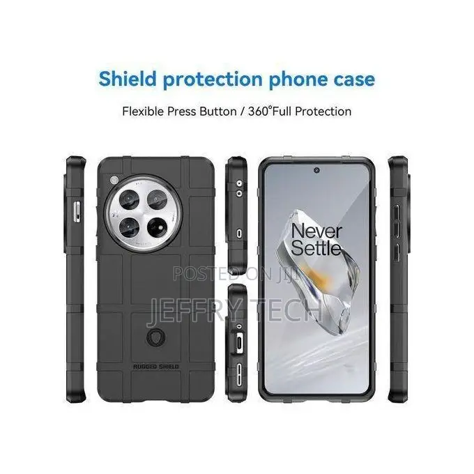 Rugged Shield Hard Armour Case for Oneplus 12