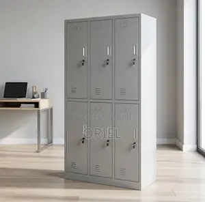 Office Cabinet : Steel Heavy-Duty 6-Locker Filing Cabinet