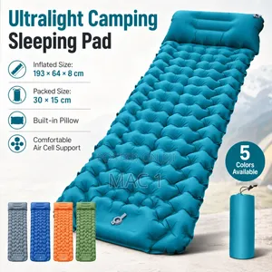 Waterproof Portable Outdoor Inflatable Air Mattress for Camping Hiking