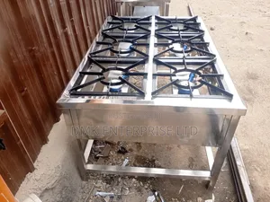 Heavy Duty Stainless Steel 6 Burner Cooker