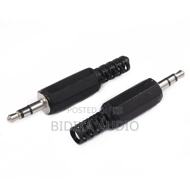 3.5MM Plastic Stereo Headphone Jack Plug Welding Line Microphon