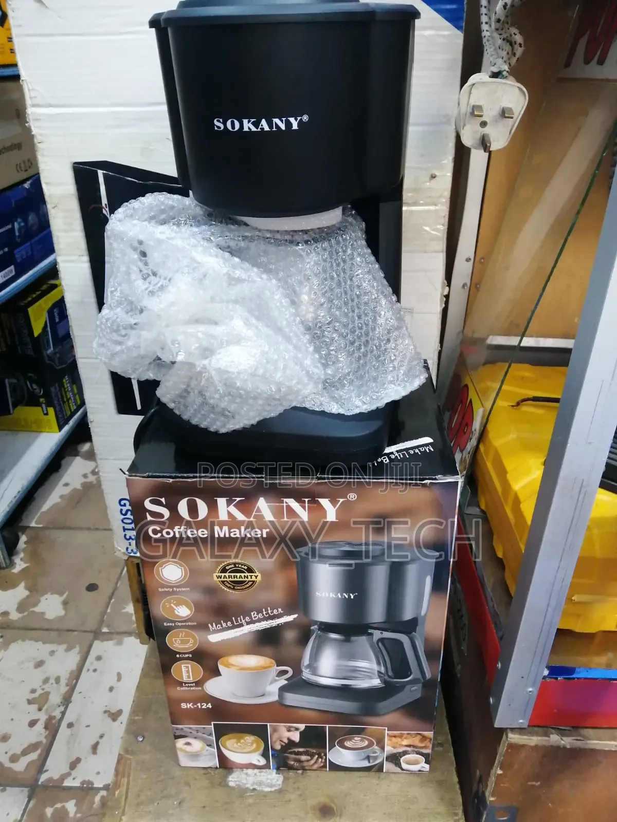 Sokany Coffee Maker SK-124 - 6 Cups - Drip Coffee Machine