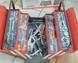 85-Piece Professional Tool Set/Heavy-Duty Toolbox With Mechanic Tools