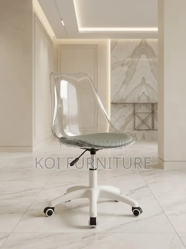 Home Chairs; Clear Backrest Mid Clerical Home Seat
