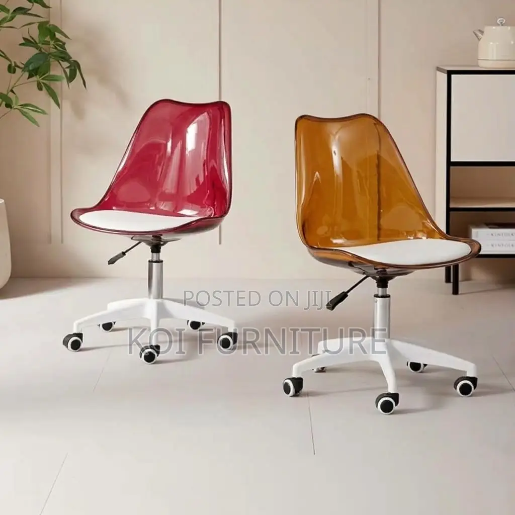 Home Chairs; Clear Backrest Mid Clerical Home Seat