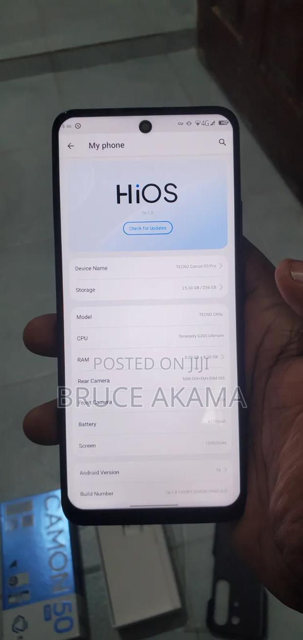 Tecno Camon 50 Pro 256 GB Black - thumbnail 5