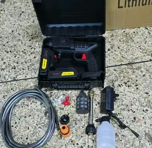 48V Cordless Portable Pressure Washer/Battery-Powered Car Cleaning Gun