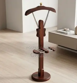 Classic Wooden Executive Coat Stand – Elegant Office Coat Rack Kenya
