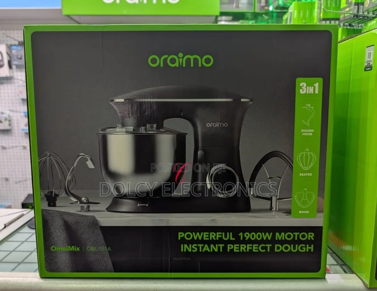 Oraimo Omnimix OBL-551A 6 Speeds Stand Mixer