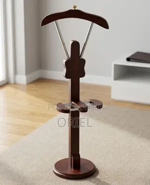 Classic Wooden Executive Coat Stand – Elegant Office Coat Rack Kenya