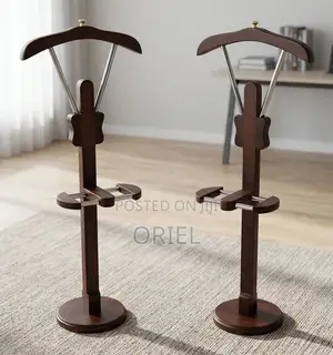 Classic Wooden Executive Coat Stand – Elegant Office Coat Rack Kenya
