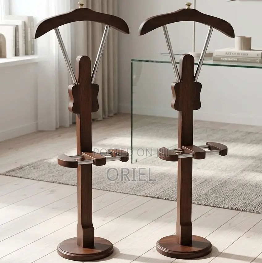 Classic Wooden Executive Coat Stand – Elegant Office Coat Rack Kenya