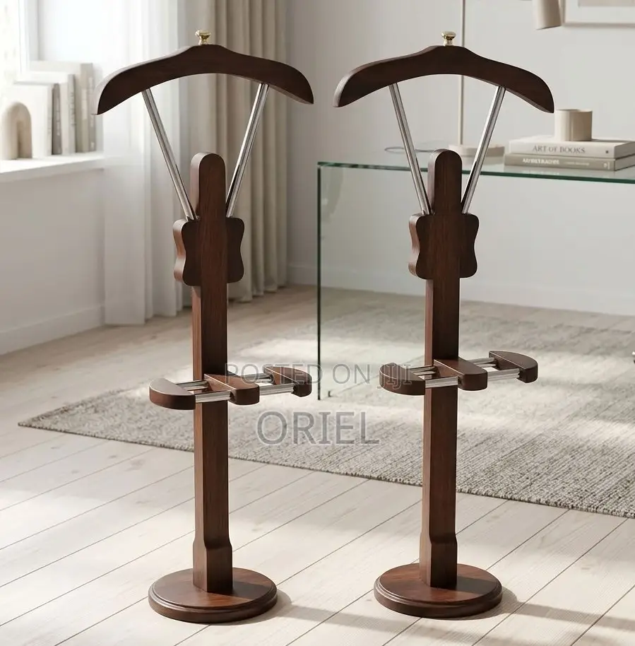 Classic Wooden Executive Coat Stand – Elegant Office Coat Rack Kenya