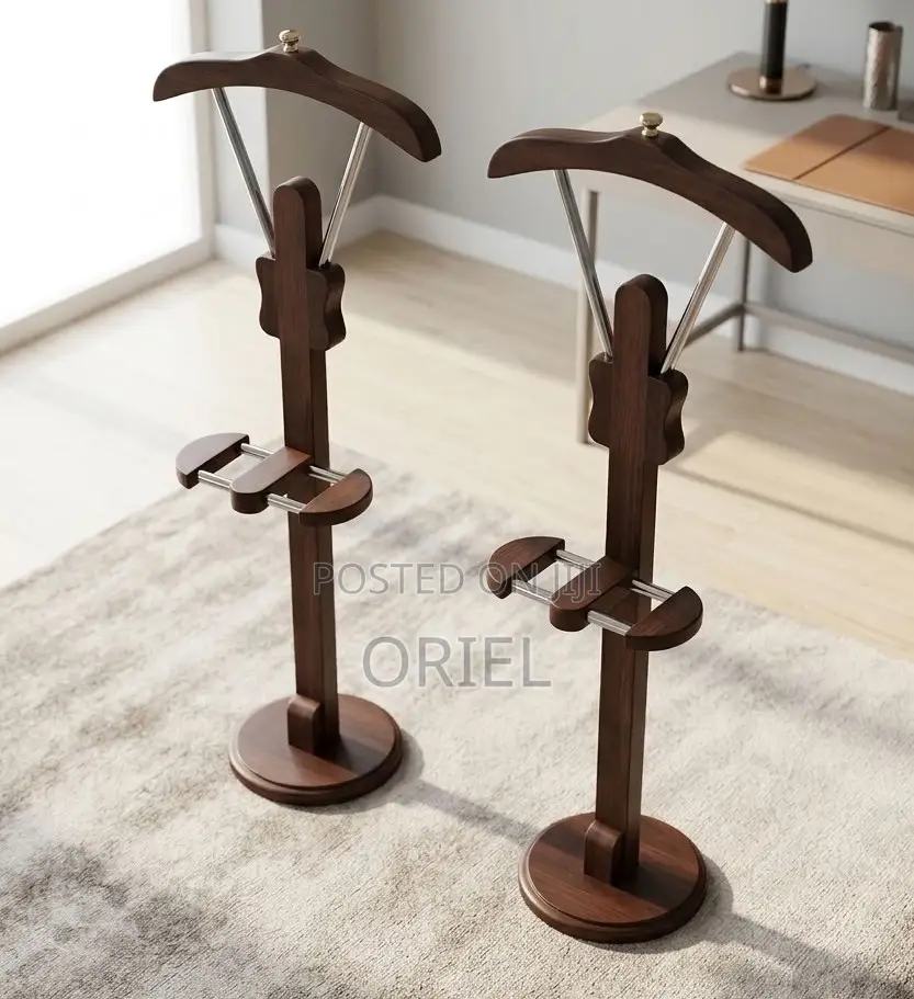 Classic Wooden Executive Coat Stand – Elegant Office Coat Rack Kenya