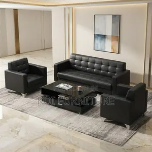 Office Sofa; Five Seaters Executive Leatherette Corporate Sofa Set