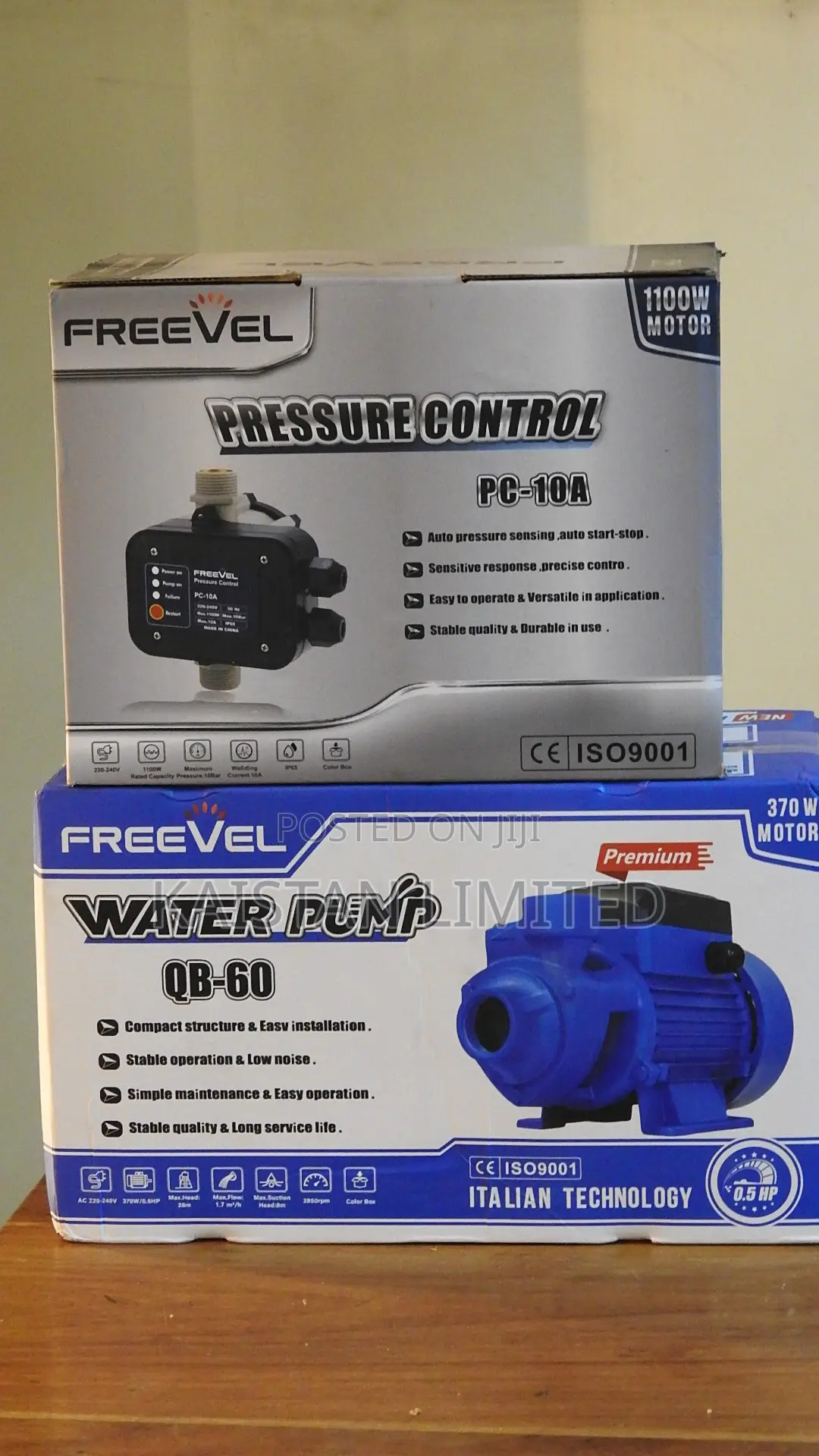 Freevel 0.5HP Water Pump With Automatic Pressure Control