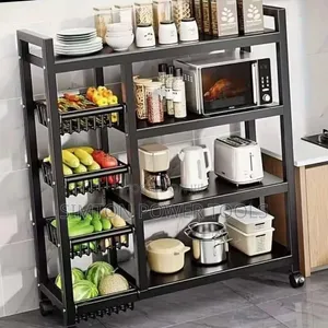 Multifunctional Strong Metallic Kitchen Storage Rack