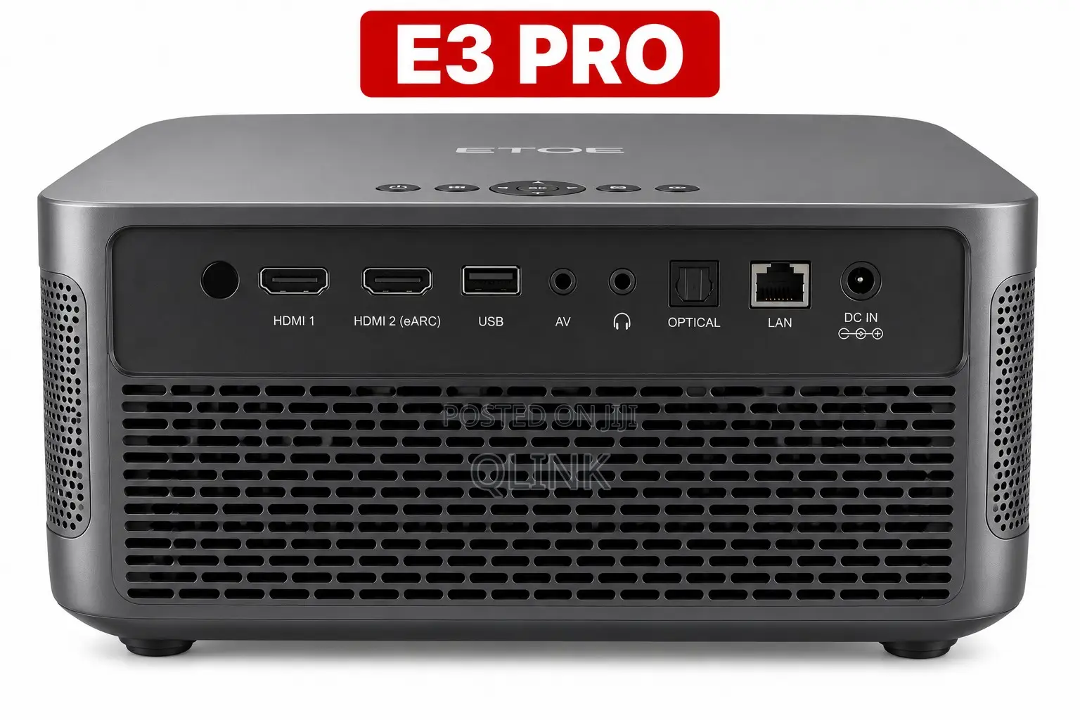ETOE E3 PRO Laser Smart Projector, Full HD,(Adaptive), 600 ANSI Lumens