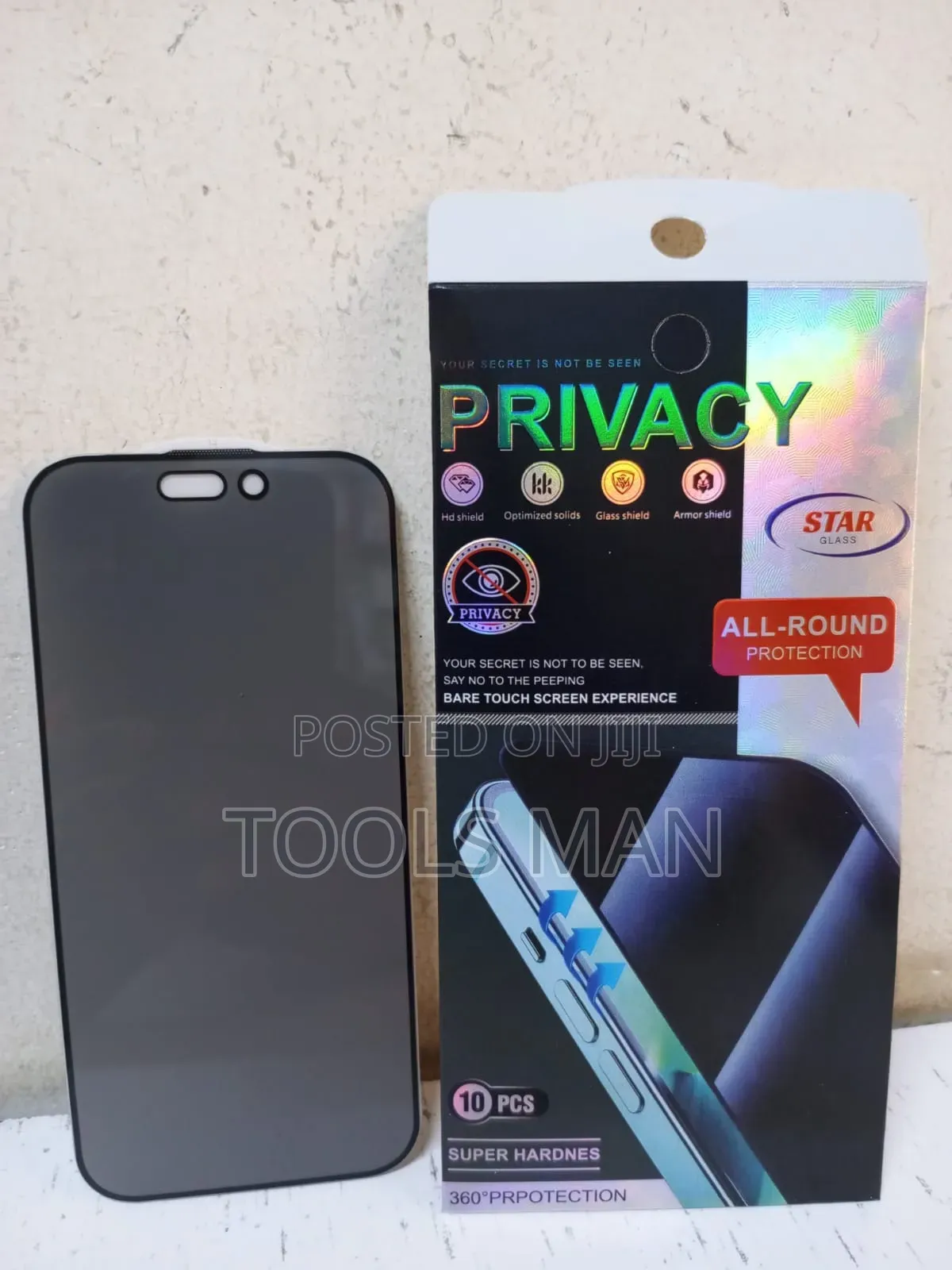 Privacy Glass Screen Protector iPhone.