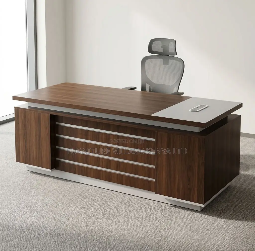 Office Desk; 2 M Straight Modern CEO'S Office Computer Desk