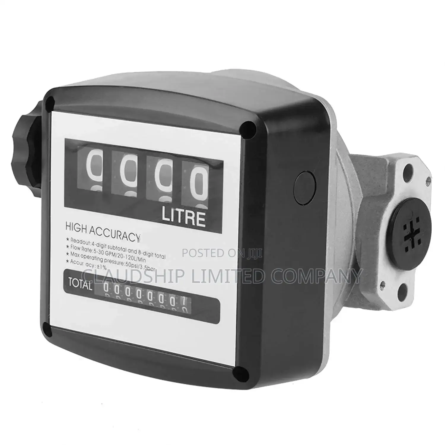 Mechanical 4 Digit Fuel Flow Meter