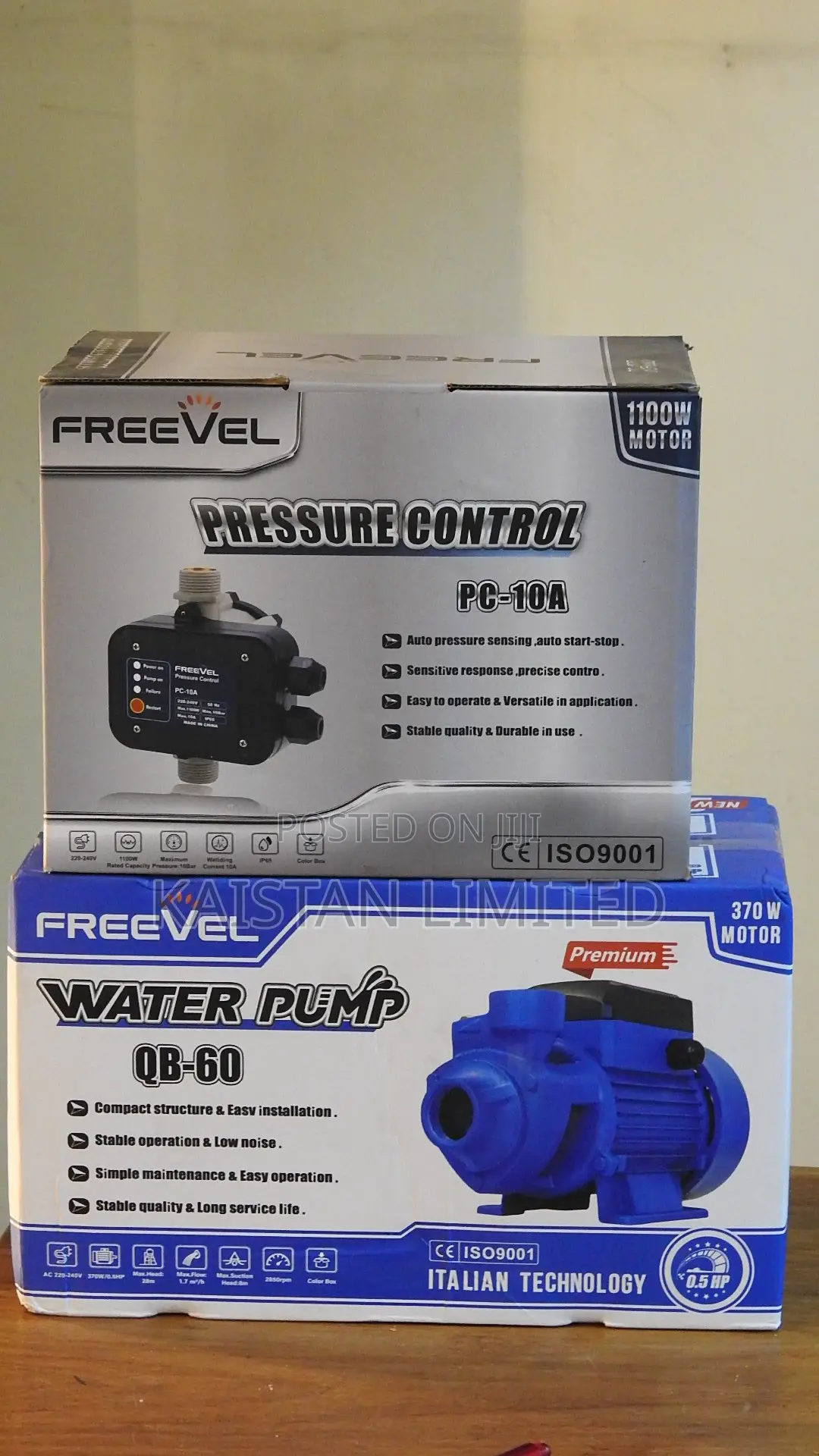0.5hp Electric Surface Water Pump and Automatic Pressure Controller