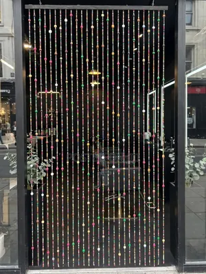Beaded Wooden Door Curtain ( Size 100cm×180cm)