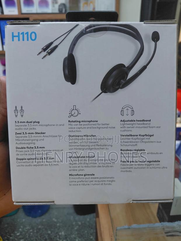 Logitech H110 Headset With Microphone - thumbnail 2