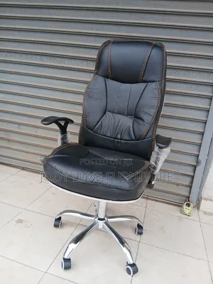 Executive Leather Office Chair High Back