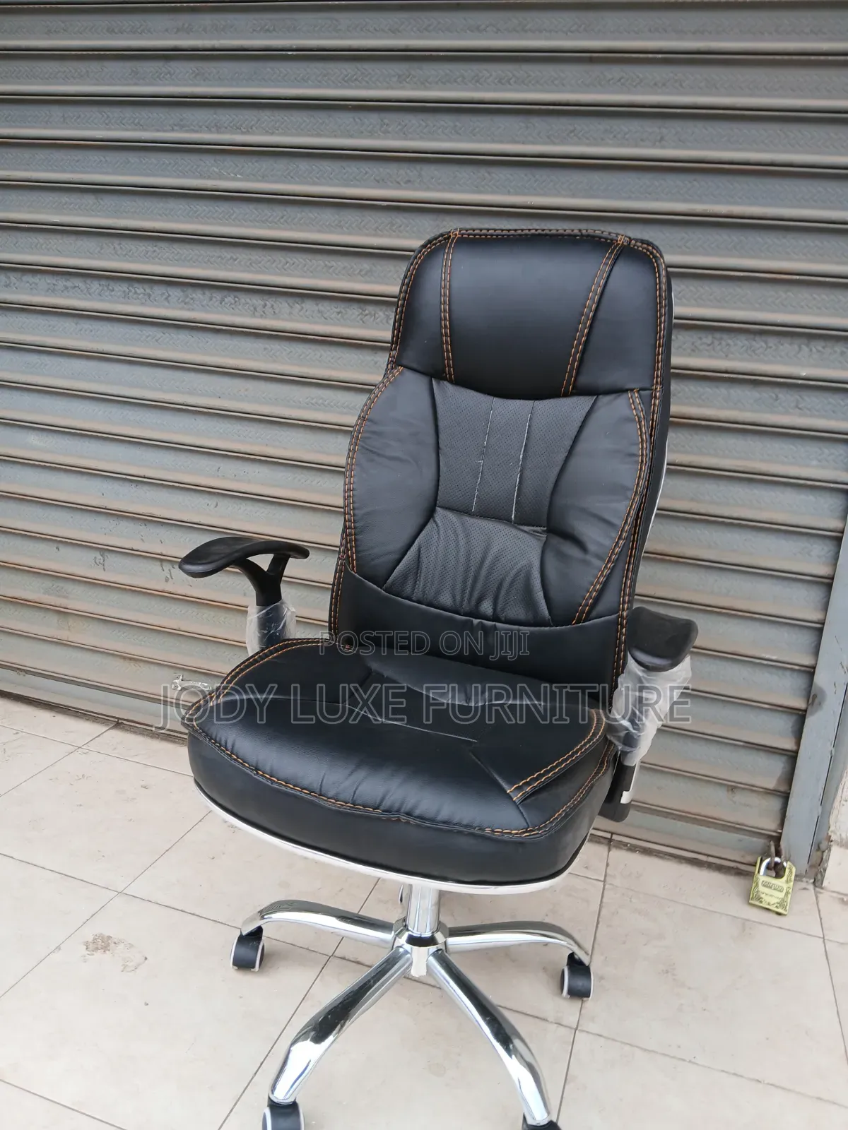 Executive Leather Office Chair High Back