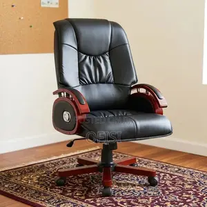 Office Chair; Ergonomic Leather Reclining Chair