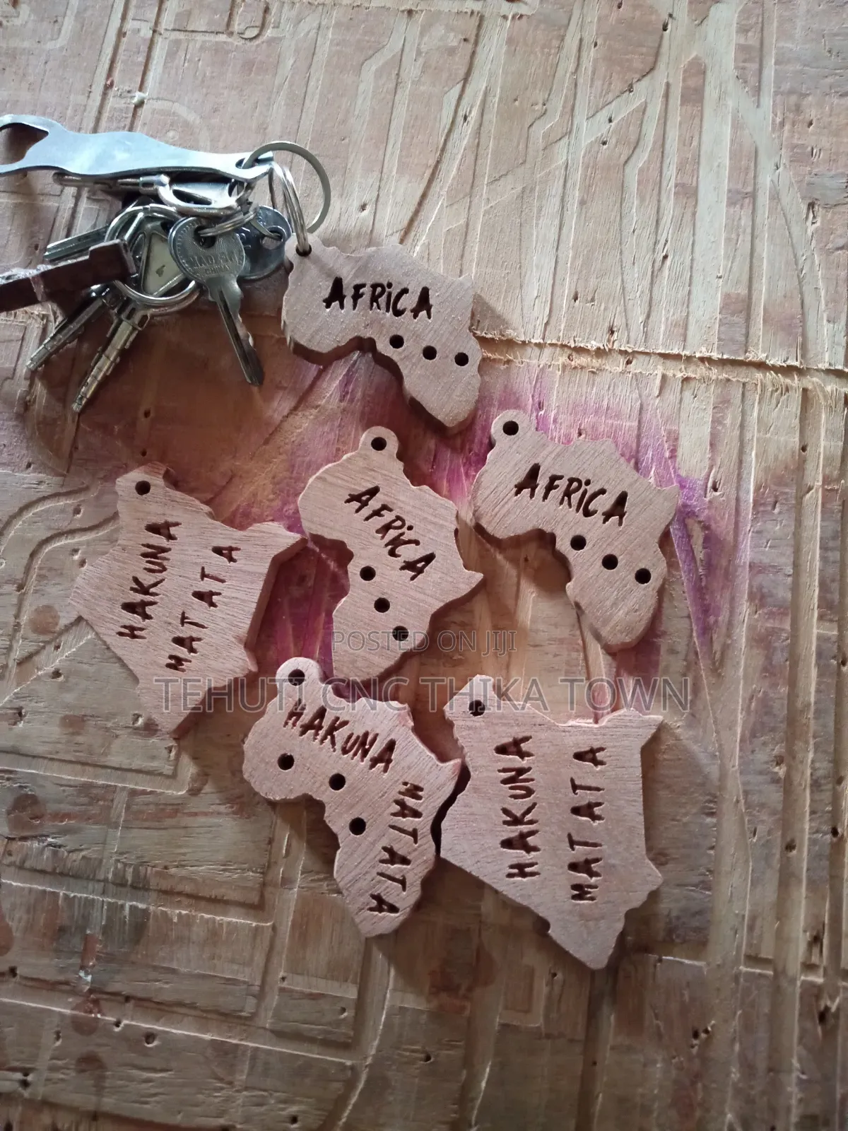 Keychains Custom Sculpture Wooden