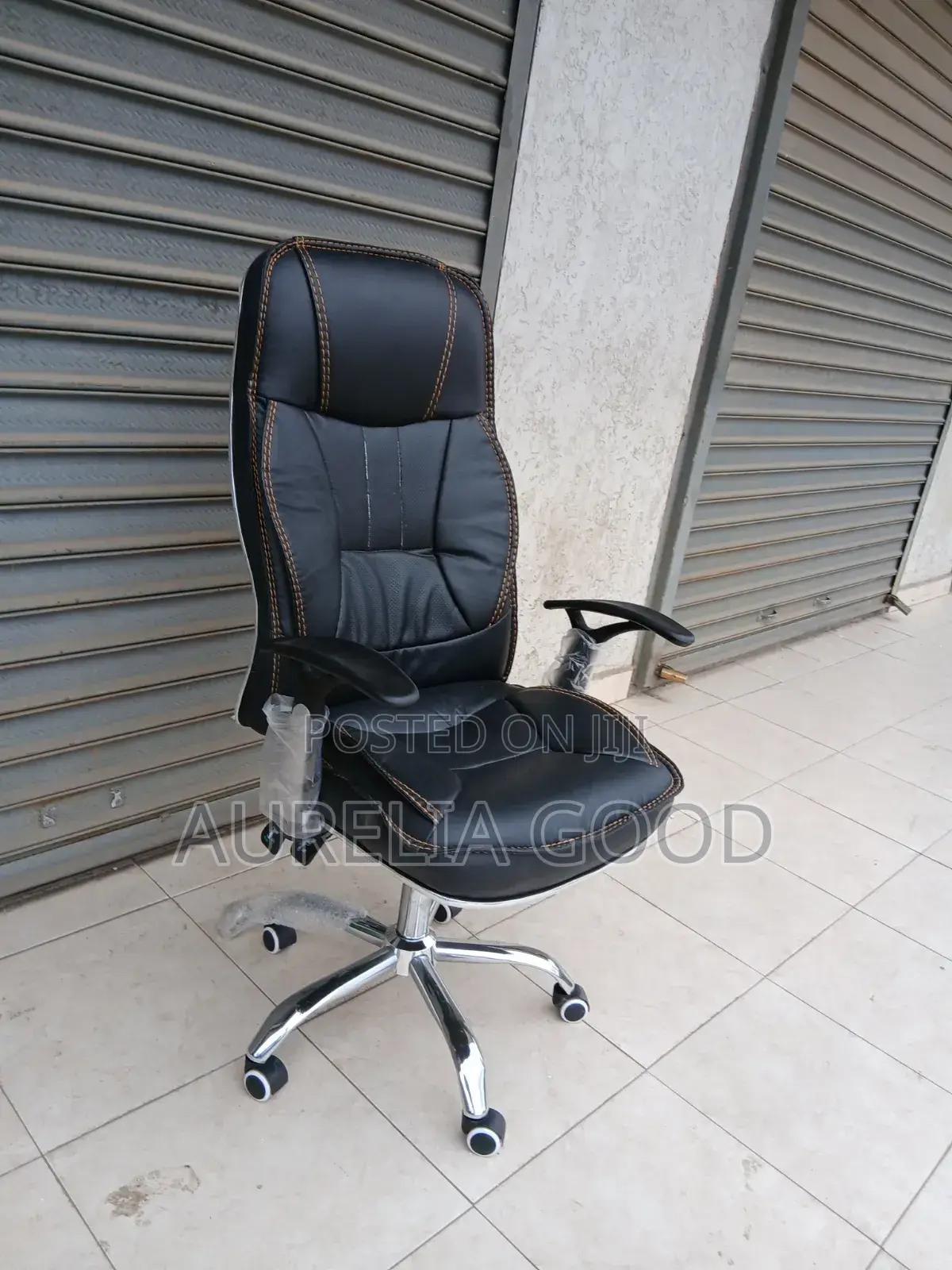 Leather Office Chair High Back