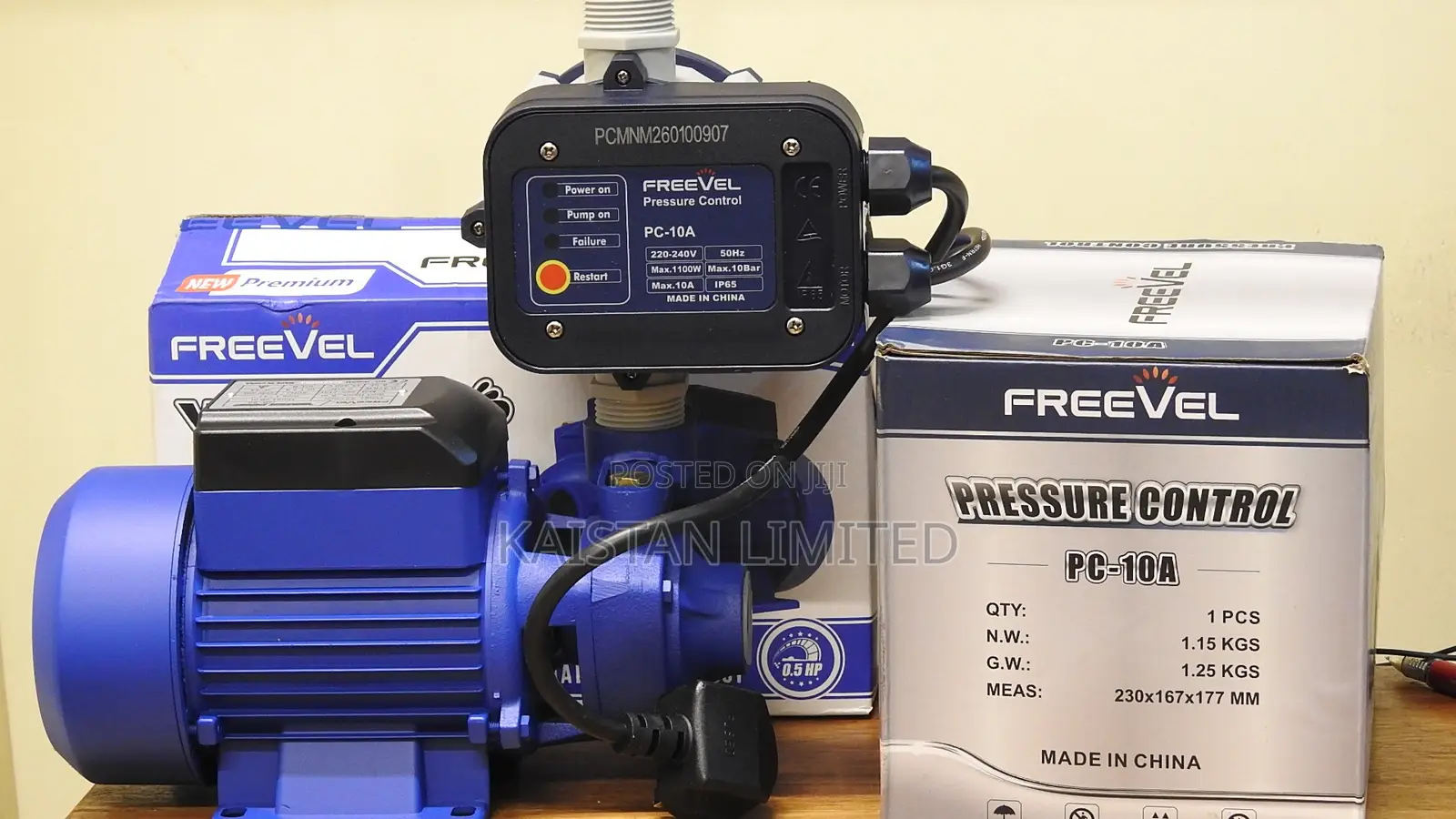 0.5HP Electric Booster Pump/ Surface Pump With Pressure Control