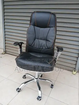 Executive Leather Office Chair Back
