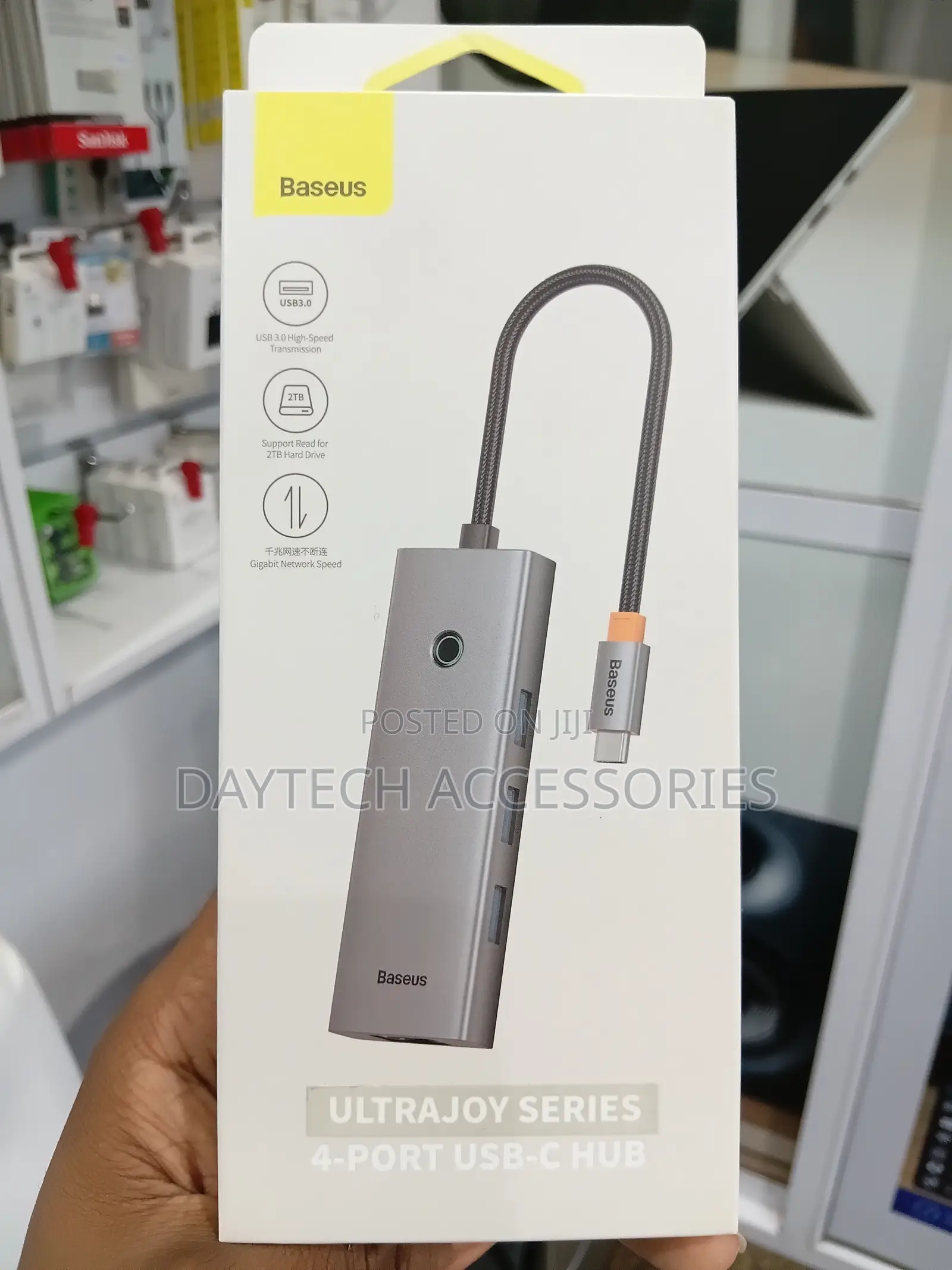 Baseus UltraJoy Series 4 Port Hub - Space Grey